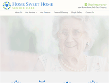 Tablet Screenshot of hshseniorcare.com